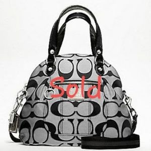 COACH purse H1171-18709 Poppy Signature Handbag